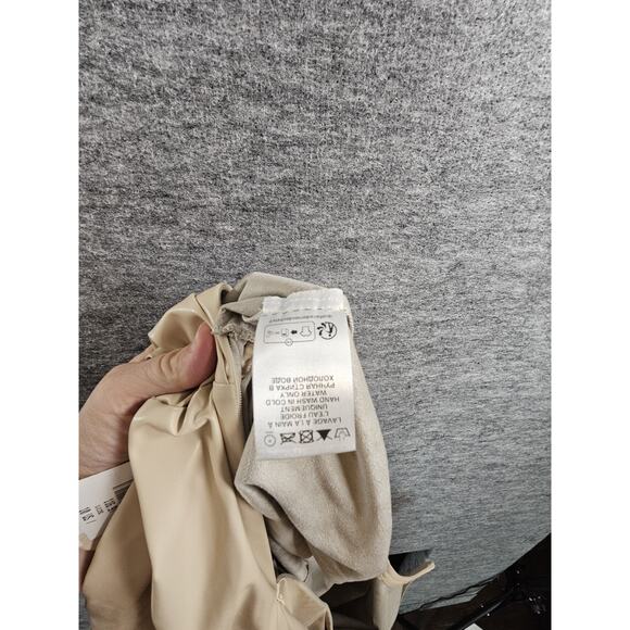 Isabel Marant Étoile Balesi Asymmetric Hem Faux Leather 10 US - Picture 7 of 16